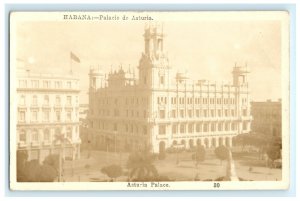 Early Asturia Palace Havana Cuba Real Photo RPPC Postcard (B3)