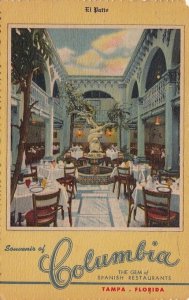 Postcard El Patio Columbia Restaurant Tampa Florida FL