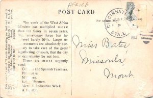 African Path or Road West Africa Africa, Afrika 1913 Missing Stamp 