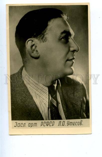 159834 Utesov UTYOSOV Jewish Soviet JAZZ singer PHOTO vintage