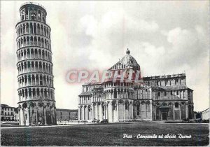 Postcard Modern Pisa Campanile and Dome of the apse