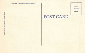 Vintage Postcard 1930's Fort Adam's & Newport Harbor Newport Rhode Island RI