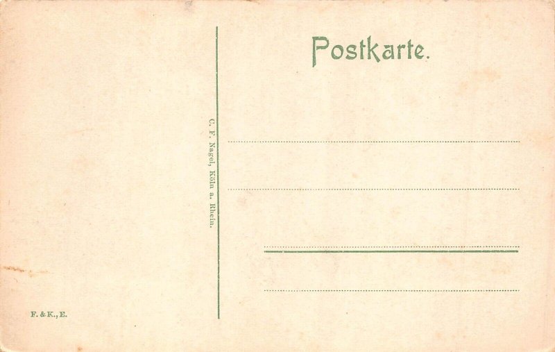 Germany Hotel auf dem Petersberg in Siebengebirge vintage postcard