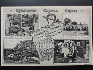 Old Tucks Postcard: Romantic Gretna Green Multiview