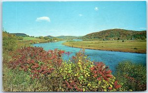 One of the many picturesque scenes at Route 5, along the Connecticut Valley - VT