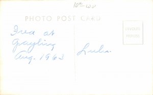 H24/ Grayling Michigan RPPC Postcard c1963 Soda Shop Sports Hotel  17