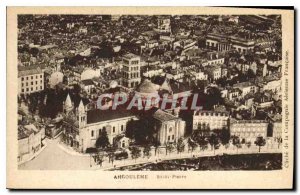 Postcard Old Angouleme Saint Pierre