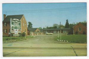 Colonial Court Motel US 40 Baltimore Maryland postcard