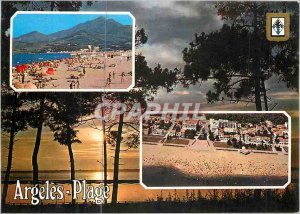 Argeles Modern Postcard Sea Light and Colors of Cote Catalane Various Aspects