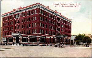 Postcard Hotel Gardner in Fargo, North Dakota~1699