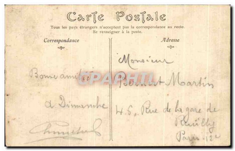 Old Postcard Foret Montmorency Monflignon sous Bois Chemin Sainte Radegonde