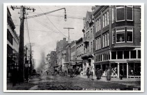 Frederick MD N Market Street Early View No. 216 Repro Maryland Postcard Q15