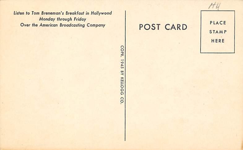 American Broadcasting Company Advertising Unused 