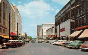 Meridian  Mississippi Fifth Street, Looking East Vintage Postcard TT0013