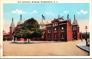 VINTAGE POSTCARD THE OLD NATIONAL MUSEUM AT WASHINGTON D.C. c. 1920