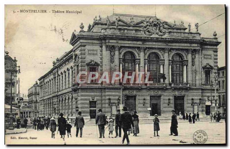 Postcard Old Town Theater Montpellier