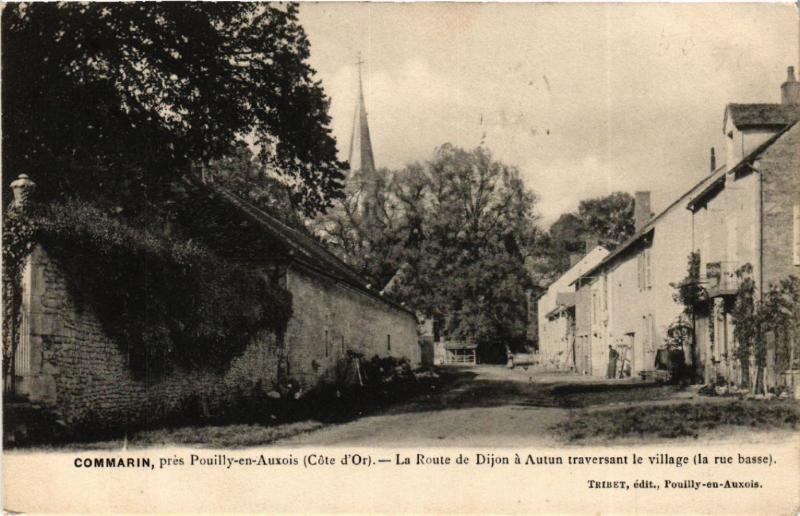 CPA Commarin pres POUILLY-en-AUXOIS - La Route de DIJON (586636)