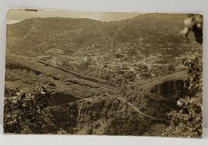 Mexico RPPC Taxco Birds Eye Aerial View Real Photo Town Scene Postcard G14