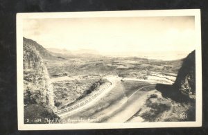 THE PALI HONOLULU ROAD HAWAII TERRITORY VINTAGE REAL PHOTO POSTCARD