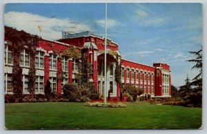 1953  San Mateo High School  California   Postcard