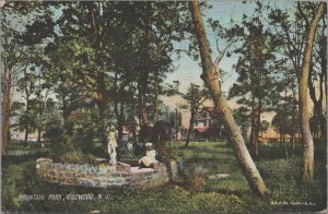 Postcard Fountain Park Wildwood NJ 1908