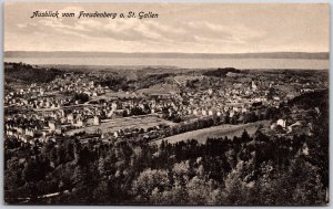 Ausblick Vom Freudenberg O. St. Gallen Freudenberg Germany Real Photo Postcard