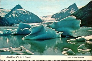 Alaska View Of Portage Glacier Near Anchorage 1977