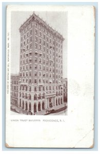 c1900s Union Trust Building Providence RI Newton Art Co. PMC Postcard