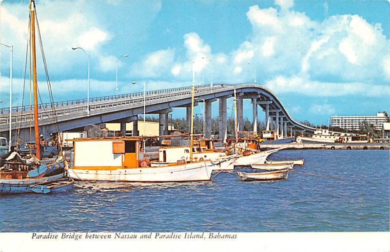 Paradise Bridge Nassau, Bahamas Virgin Islands Unused 