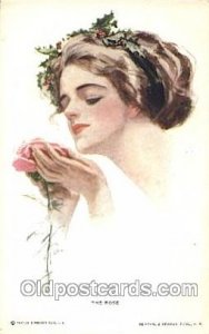 Series No. 181 The Rose Artist Signed Harrison Fisher 1914 light corner wear,...