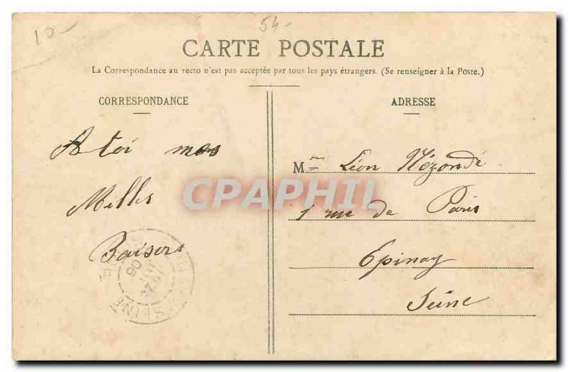 Old Postcard Luneville Chateau