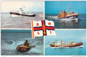 4-views, R.N.L.I. Inshore Life-Boats,  40-60s