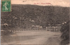 Algeria Sidi Aich Pont et Aqueduct Sidi Aïch Vintage Postcard 09.51