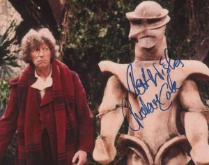 Graham Cole Doctor Dr Who Large 10x8 Hand Signed Photo