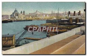 Old Postcard Marseille Joliette Charter