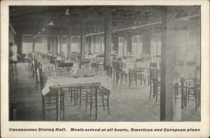 Goffstown NH Uncanoonuc Dining Hall c1910 Postcard