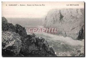 Camaret sur Mer - Rocks - Study at the Pointe des Peas - Old Postcard