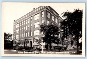 Menomonie Minnesota MN Postcard RPPC Photo Home Economics Bldg. Stout Institute