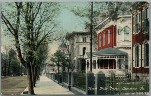 LANCASTER PA NORTH DUKE STREET ANTIQUE POSTCARD