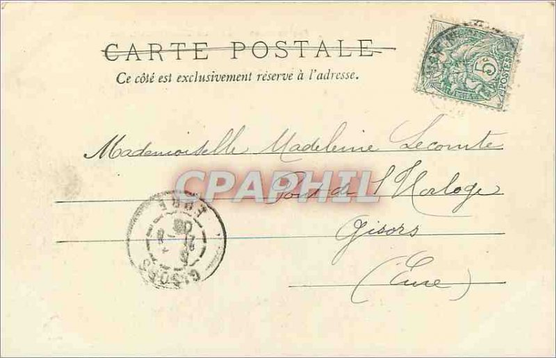 Old Postcard Bourboule Puy de Dome panoramic view