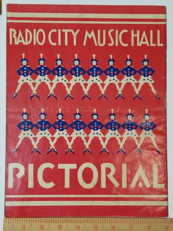 Radio City Music Hall 1940's Rockettes Pictorial Brochure Booklet