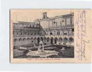 Postcard Atrio della Certosa di S. Martino Naples Italy