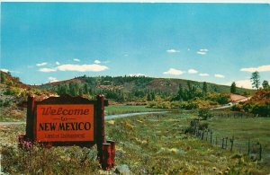 Welcome to New Mexico Greetings From, NM Land of Enchantment Vintage Postcard