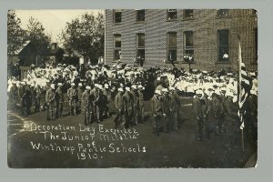 Winthrop MINNESOTA RP 1910 JUNIOR MILITIA Decoration Day nr New Ulm Gaylord