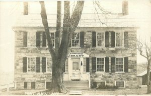c1910 Fort Ann New York Old Stone House Library RPPC Postcard 25-11598