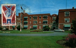 Canada Winnipeg Manitoba The Royal Mounted Police Barracks Chrome Postcard 08.68