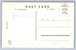 J94/ Nazareth Michigan Postcard c1910 Cadets Firing Cannon Barbour Hall 381