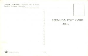 Ocean Monarch Furness Line Ship Postcard