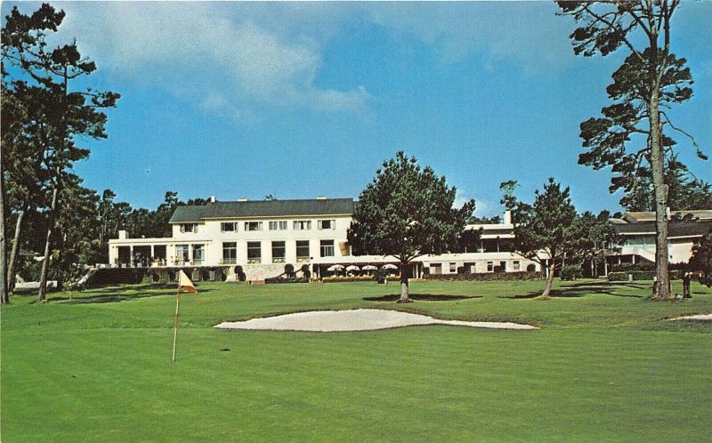 Pebble Beach California 1960s Postcard Del Monte Lodge Golf Course