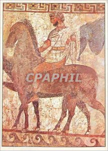 Modern Postcard Tomb of the fourth century BC Warrior Warrior J C